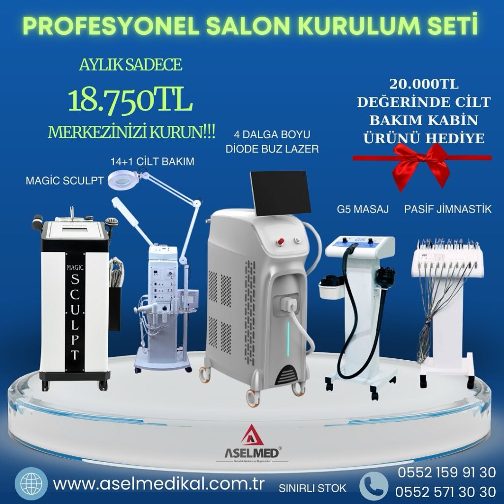güzellik merkezi için makineler